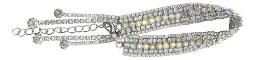 Pulsera De Cristal Con Diamantes Completos Crystals Decor A