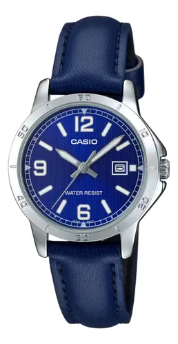 Reloj Casio Para Mujer Ltp-v004l-2b Elegancia Clásica