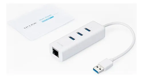 Adaptador Tp-link Ue330 Usb A Rj45 Red Gigabit + Hub Usb 3.0