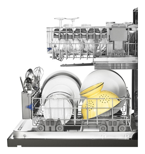 Lavavajillas Whirlpool WDT750SAH de 15 cubiertos black stainless 127V