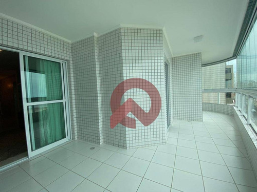 Imagem 12 de 23 de Apartamento Com 3 Dormitórios À Venda, 127 M² Por R$ 1.100.000,00 - Vila Guilhermina - Praia Grande/sp - Ap2871