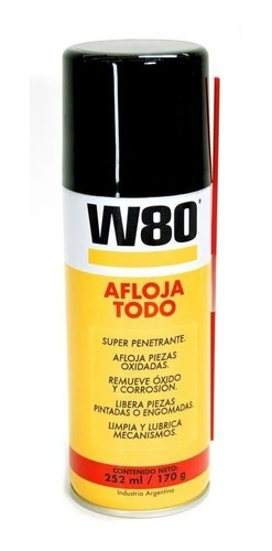 Afloja Todo W80 Super Penetrante 426 Ml Spray Aerosol