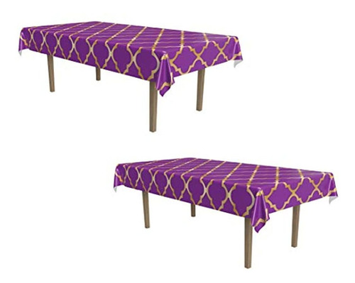 Mantel De Celosía (2 Unidades, 53.9 X 109.4 in), Morado