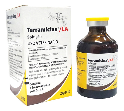 Terramicina La 50ml Antibiotico Zoetis