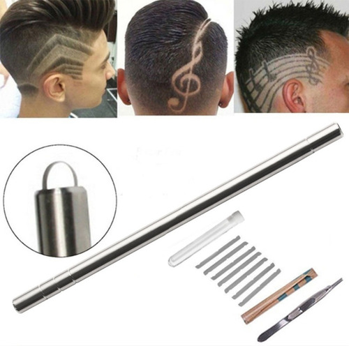 Pluma De Afeitar Corte Para Diseño Magico Barba Cejas Full