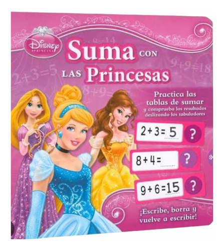 Libro Suma Con Princesas Disney