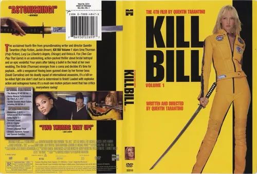 Dvd Lacrado Importado Kill Bill Volume 1 Regiao 1 Audio Em I