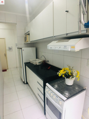 Imagem 4 de 11 de Apartamento À Venda - 1 Dormitório Sendo Suíte - Vista Para O Mar - Sacada - Praia Das Pitangueiras - Guarujá/sp - Ap05922 - 69528651