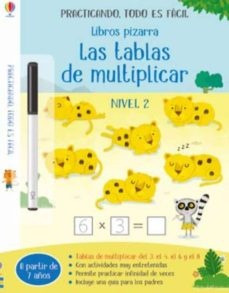 Las Tablas De Multiplicar Nivel 2. Libros Pizarra - Holly Ba