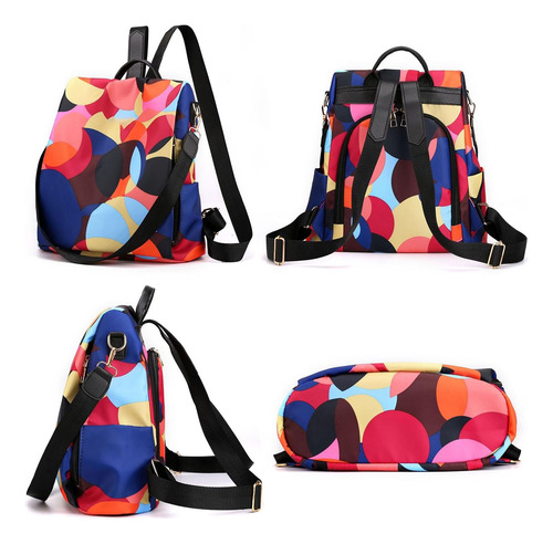 Mochila Mujer Moda Oxford Impermeable Antirrobo Para Mujer