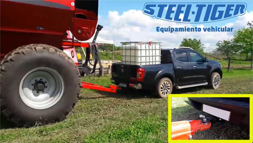 Enganche Con Dos Cabezales Steeltiger Para Hilux 2016 2025