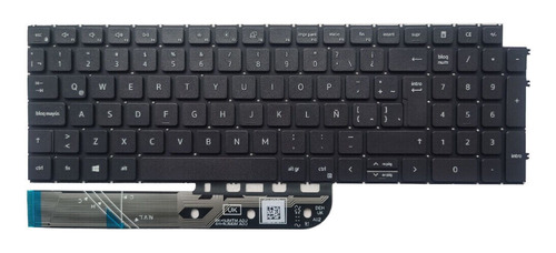 Teclado Dell Latitude 3520 Vostro 3510 3520 5510 5515 7510 Color Negro