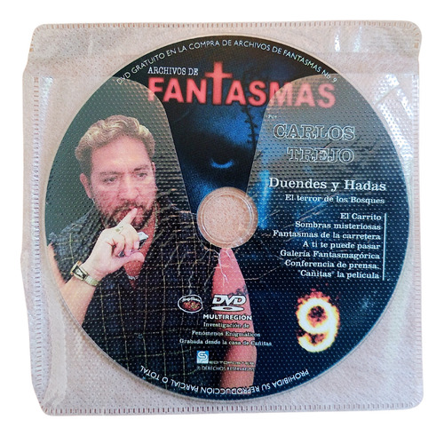 Dvd Carlos Trejo Archivos De Fantasmas No. 9 Duendes Y Hadas (Usado)