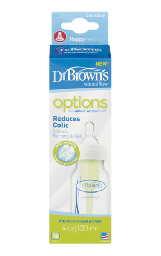 Tetero Dr.browns Options 1-0m+ 4oz/120ml