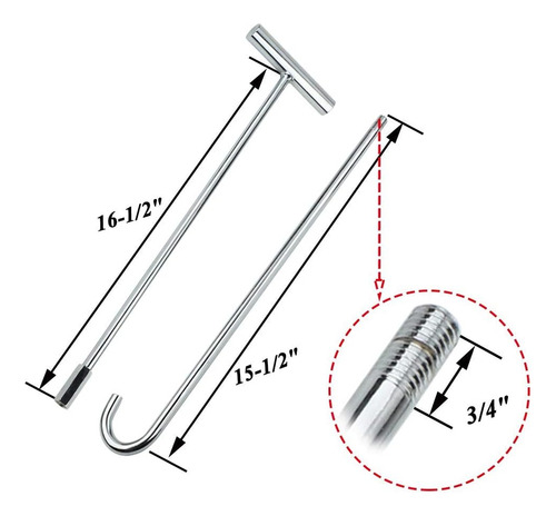 Extractor De Pasadores 5ª Rueda 32 Acero Macizo Cromado