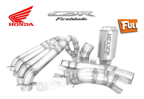 Imagem 2 de 9 de Escapamento Esportivo Full Mexx Cbr1000rr Fireblade Bomber 2
