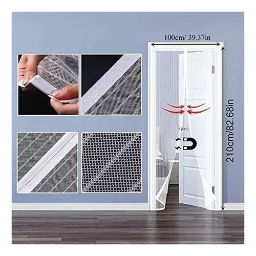 Q Kit De Mosqueteros Magnéticos Para Puertas Con Diseño De