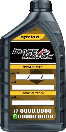 Imagem 7 de 8 de 1.000 Adesivos Troca De Óleo Envio Em 48 Horas