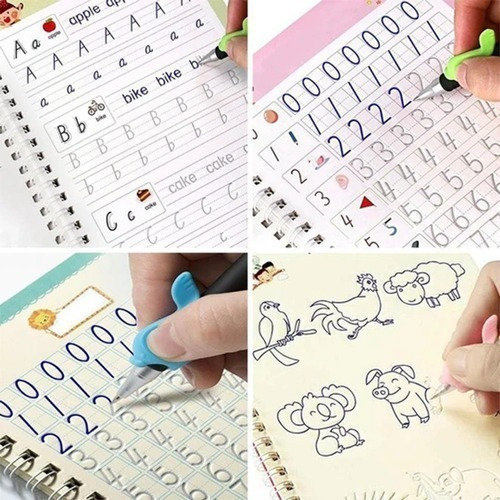 Cuaderno De Caligrafía 3d Libros Mágicos Reutilizables Para