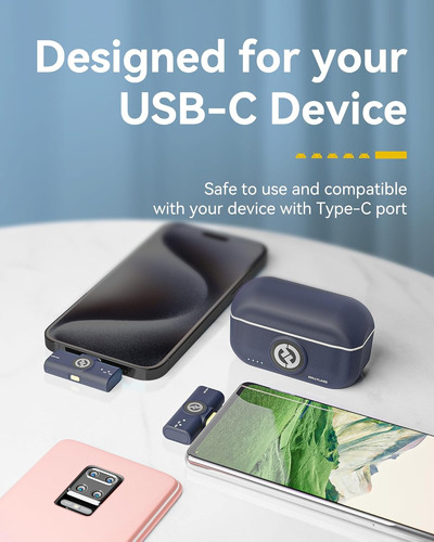 Micrófono De Inalámbrico Hollyland Lark M2, Hi-fi, Usb C