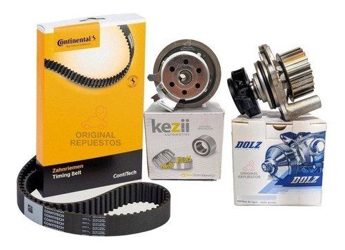 Kit De Distribucion + Bomba Agua Vw Golf Sr 1.6 Akl