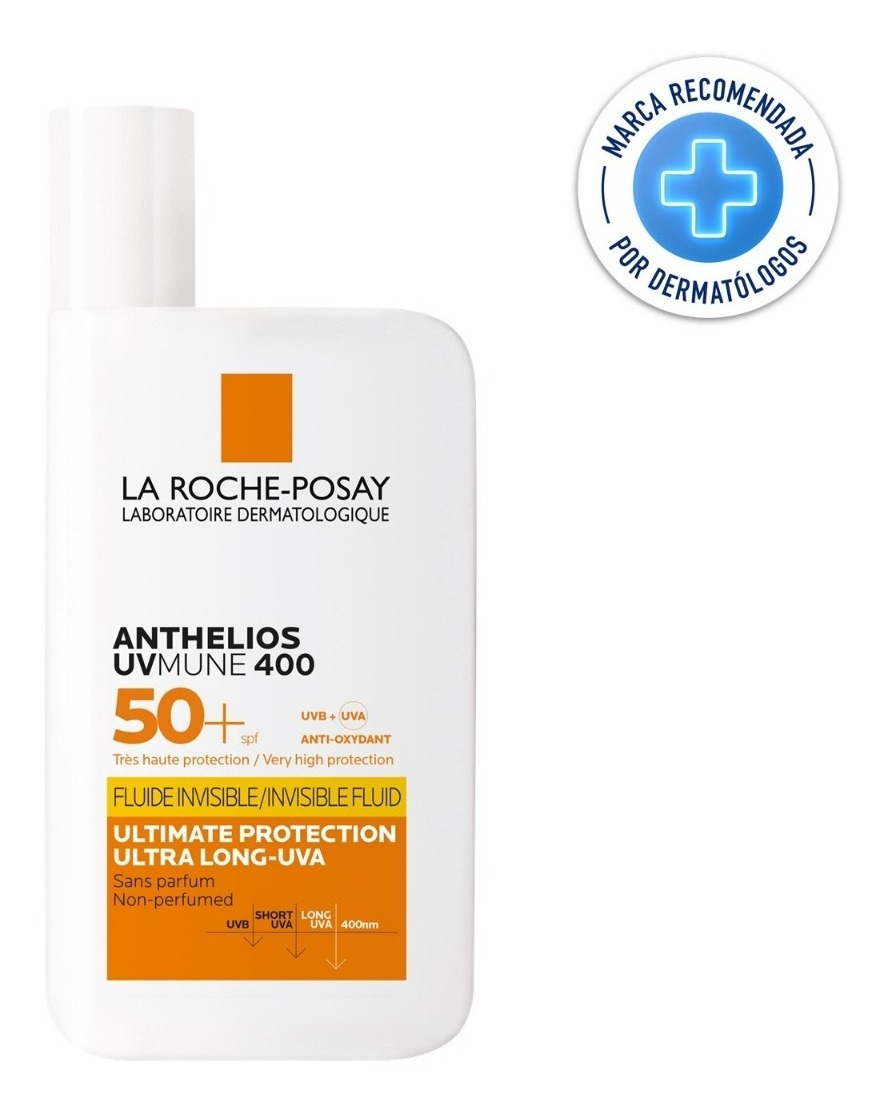 Protector Solar Anthelios Uvmune Fluido Invisible Spf50+50ml