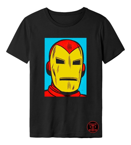 Polo Personalizado Motivo Iron Man Retro 001