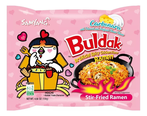 Ramen Coreano Samyang Carbonara Unidad - g a $122