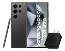 Comprar Samsung Galaxy S24 Ultra 256gb 12ram Titanium Black + Power Adapter Samsung 25w