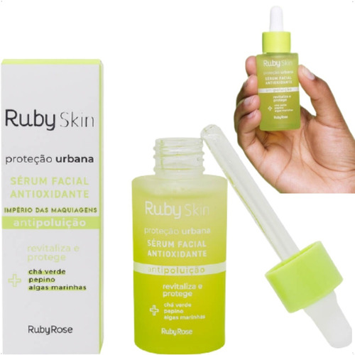 Imagem 1 de 10 de Sérum Facial Antioxidante Proteção Urbana Ruby Rose