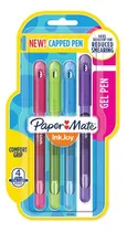 Comprar Bolígrafos Paper Mate Inkjoy Tinta Gel Colores Surtidos X4