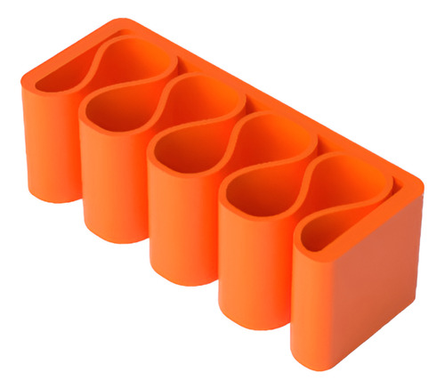 Organizador Escritorio 4 Cables Pack X2 Unidades Setealo Naranja