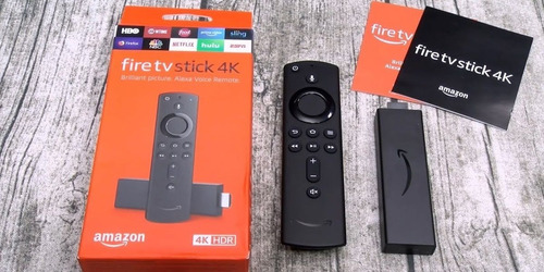 Amazon Fire TV Stick 4K de voz 4K 8GB negro con 1.5GB de memoria RAM