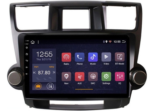 Auto Estereo De Pantalla Android Toyota Highlander Wifi Gps