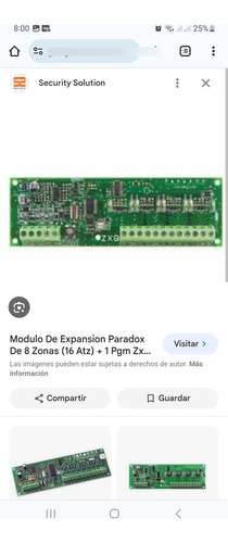 Modulo Expansor Paradox Zx8