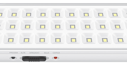Luces de Emergencia Gadnic Led Recargables Kit X4 Alta Potencia Blanco 30LX4