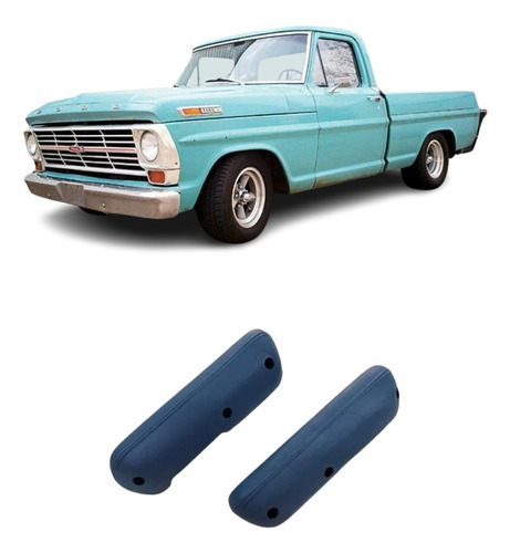 Apoyabrazos Azules Ford F100 1967 1973 Derecho E Izquierdo !