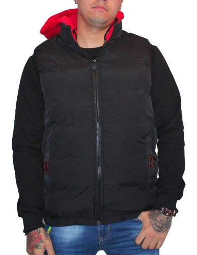 Chaqueta Sin Mangas, Parkas De Hombre Amarilla Negra Blanca