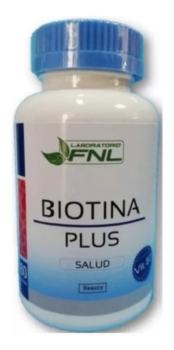 Biotina 400 Mg 60 Cápsulas Uñas Piel Cabello 