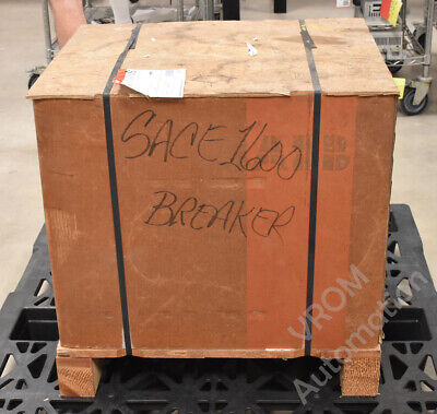 New Sealed Abb Sace Emax E3 S 1600  1600 A 3 Pole 600vac Qrr