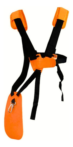 Cinto Duplo Modelo Colete Universal - Todas Roçadeira Cor Laranja-claro
