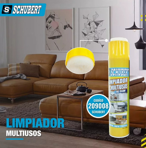 Espuma Limpiadora Multiusos Premium 650 Ml X Pack 3 Unidades