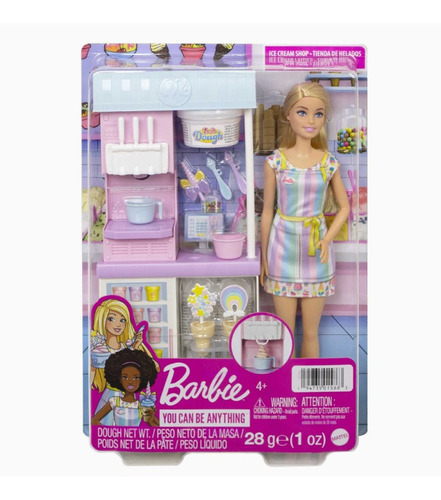 Muñeca Barbie Tienda De Helados 2m