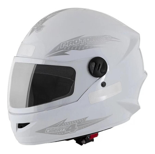 Capacete Pro Tork New Liberty Four 4 Fechado Cor Branco Tamanho do capacete 58