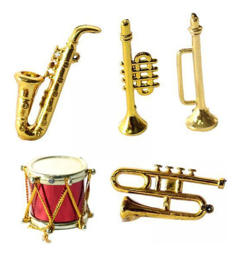 Perfect Mini Juguetes De Instrumentos Musicales En 4 Piezas