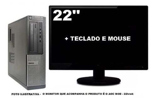 Computador Dell Optiplex 390 Intel I5 8gb 500gb - Semi Novo (Recondicionado)