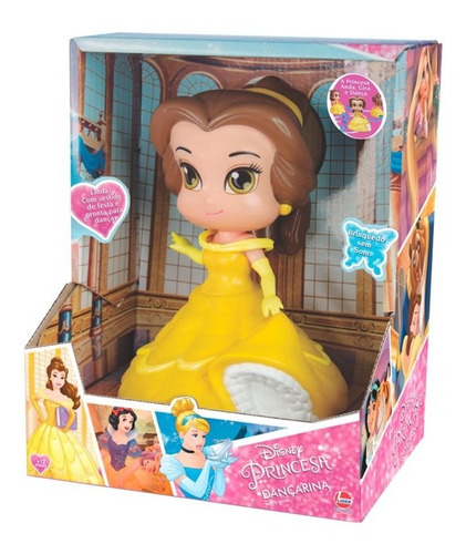 Boneca Disney Mini Princesas Bella Dançarina Da Lider 2824