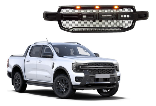 Máscara Estilo Raptor Compatible Con Ford Ranger T9 2023