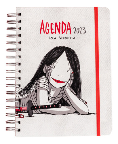 Libro Agenda Anual Semana Vista 2023 Lola Vendetta