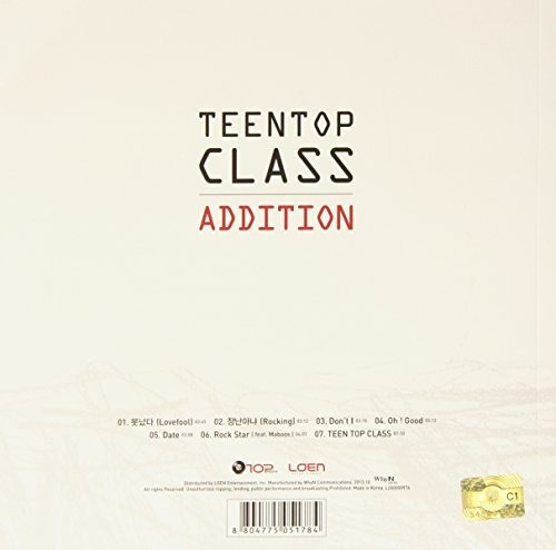 Teen Top Class Addition (4th Mini Album) Asia Import Cd